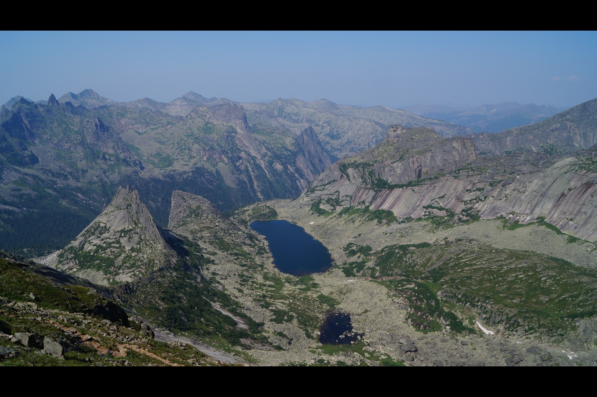 С подъёма на перевал Птица 2