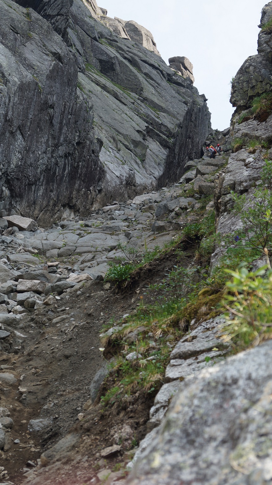 Рисунок 14 - Конец спуска с перевала Близнец западный