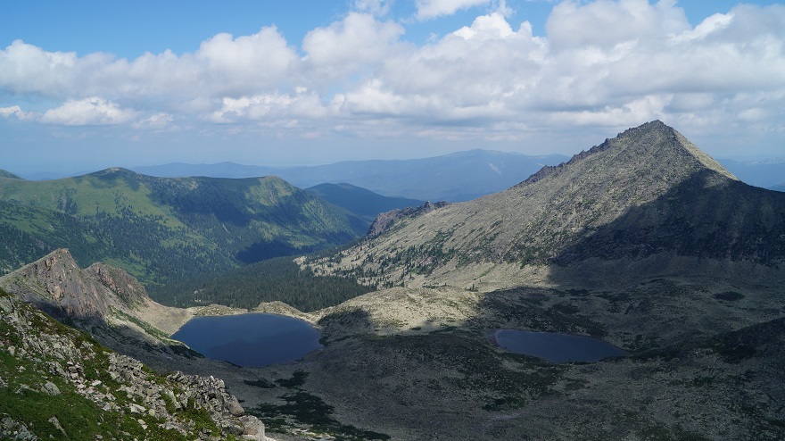 Рисунок 21 - Вид на озеро Северное с перевала Межозёрный